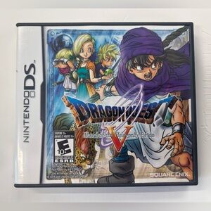 Dragon Quest V Hand of the Heavenly Bride DS CIB Complete Nintendo DS RPG